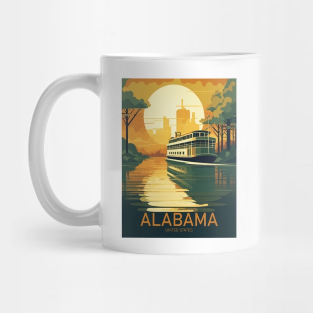 ALABAMA by MarkedArtPrints